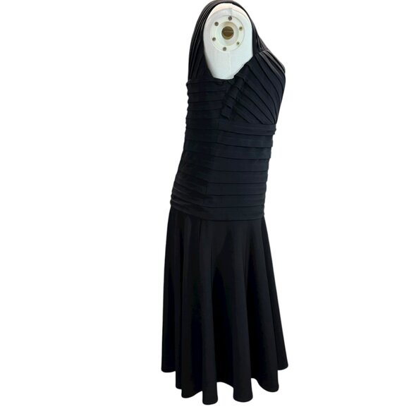 White House Black Market Black Sleeveless Dress Size 8 – Fully Lined Classic LBD - Picture 8 of 10